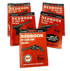 Lot 5 RedBook of Used Gun Values by Guns Magazine Red Book Revised Vintage - Picture 1 of 13