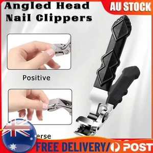 Toe Nail Clippers Cutters Long Handle Trimmer Nipper Finger Effortless Scissors - Picture 1 of 9