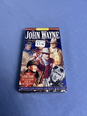 John Wayne Story The Later Years 1994 Goodtimes VHS NEW Foto 1 de 4