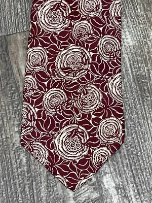 Corbata Polo Ralph Lauren Vintage 100% Seda Hecha a Mano EE. UU. Floral Foto 1 de 4