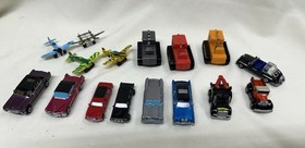 Lot 16 Galoob Mini Micro Machines ? Airplanes, Bulldozers. Tow Trucks , Cars #I 