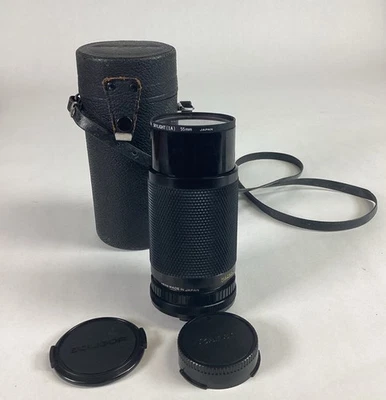 Zoom Soligor 80-200 mm + Macro - #38166305 con estuche y 2 cubiertas de lente Foto 1 de 4
