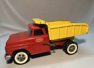 Vintage Pressstahl rot & gelb Tonka 13" Muldenkipper - Bild 1 von 10