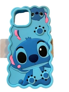 Case For iPhone 12 Pro Cartoon Cute Stitch Soft Silicon Cover (12-10 - Picture 1 of 3