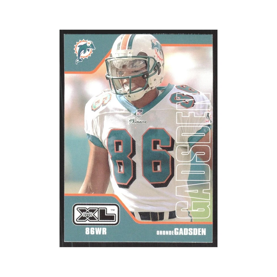 2002 Upper Deck XL Oronde Gadsden Dolphins #245 - Image 1 of 3
