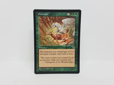 Magic The Gathering: Tempest (TMP): Overrun (U) - Un-Played, Nice - Image 1 of 2