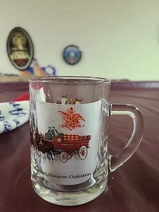 Vintage Libbey Anheuser Busch Budweiser Clydesdales 1996 Bierkrug Steinglas - Bild 1 von 5