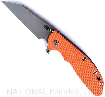 Rick Hinderer Knives XM-24 SKINNY Wharncliffe Working Finish S45VN Blade Orange - Image 1 of 2