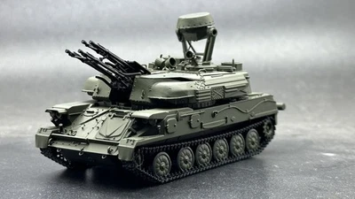 Homemade 1/72 ZSU-23-4 Shilka River Self-propelled Anti-aircraft Gun Model