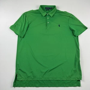 Polo Ralph Lauren Performance Polo Para Hombres XL Verde Absorbente Manga Corta - Imagen 1 de 8
