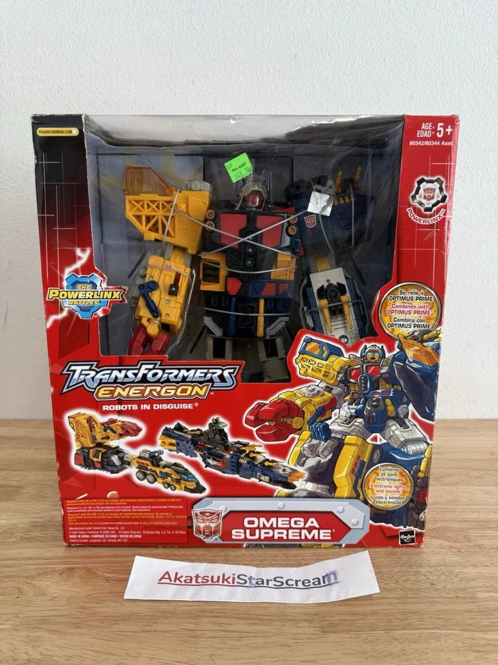 Transformers Energon Omega Supreme Powerlinx Battles Hasbro 2004 VERY RARE MISB - Image 1 of 4