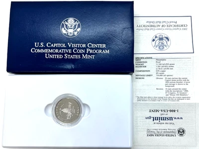 2001 U.S Capitol Visitor Center Commemorative Coin Program Birthday gift idea - Image 1 of 4