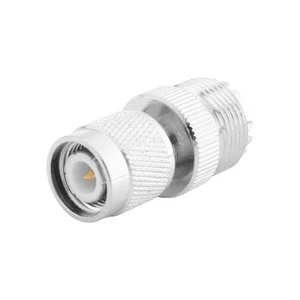 TNC-Stecker auf PL259 UHF-Adapterbuchse, Silber Y4I64694 - Zdjęcie 1 z 7