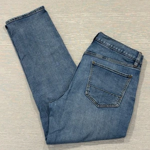 Banana Republic Travel Jeans Herren 34x30 Slim Fit Straight Leg Medium Wash Denim - Bild 1 von 17