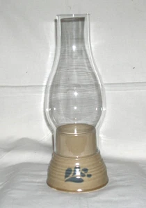 Vintage 70er Jahre Pfaltzgraff Keramik Volkskunst Windlicht Kerzenhalter, unbenutzt - Bild 1 von 4