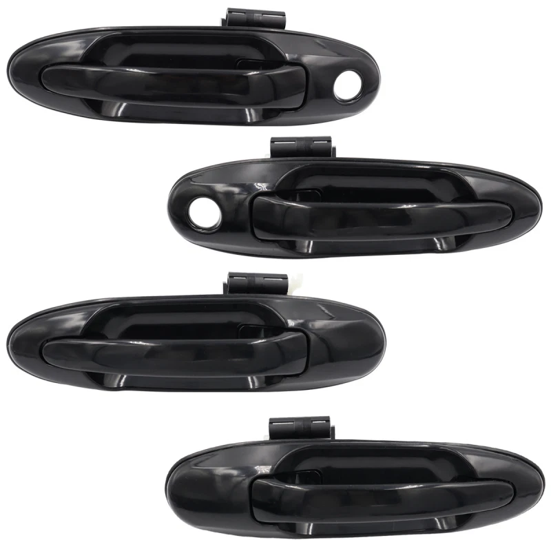 For Lexus LX470 Toyota Land Cruiser 100 Exterior Door Handles Black 1998-2007 - Image 1 of 4