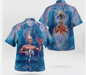 Iron Maiden Seventh Son of a Seventh Son 1988 Hawaiihemd Aloha Hemd für Herren - Bild 1 von 5