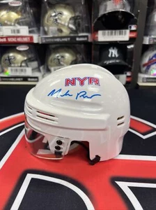 Mike Richter Autographed New York Rangers Signed White Mini Helmet Steiner CX - Picture 1 of 3