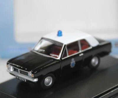OXFORD DIECAST - 76COR2005 - FORD CORTINA MKII SALOON CAR - BERMUDA POLICE - OO - Image 1 of 4
