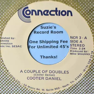 Cooter Daniel A Couple of Doubles Private Country NM 45 7" Vinyl -Coupons! - Picture 1 of 3