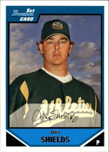 2007 Bowman Prospects Baseball #BP26 Trey Shields Oakland Athletics
