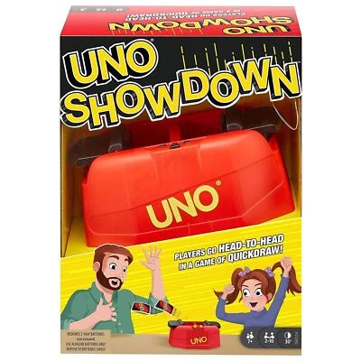 Uno Showdown Matching Interactive Quickdraw Card Game Family Fun Mattel - Image 1 of 4