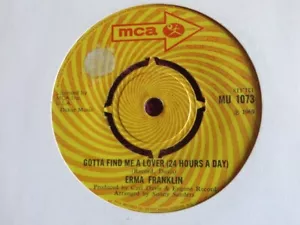 ERMA FRANKLIN ~ GOTTA FIND ME A LOVER (24hrs A DAY) - UK MCA - 1969 - Bild 1 von 2