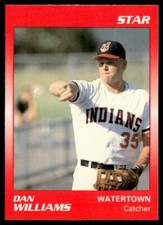 1989 Star #186 Dan Williams Watertown Indians
