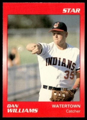 1989 Star #186 Dan Williams Watertown Indians - Image 1 of 2