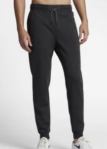 Hurley Therma Protect Plus Fleece Jogger Pant Black Heather Men's Multi Size New - Picture 1 of 11