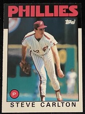 1986 Topps Tiffany Steve Carlton #120