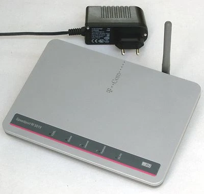 Telekom Speedport W 501V ▪ WLAN/VoIP-DSL-Router/Modem, ADSL2+ - Bild 1 von 2