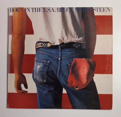 Bruce Springsteen - Born In The USA (Vinyl LP, 1984) w/Lyric Inner Sleeve - Image 1 of 4