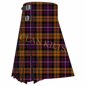 Dutch 8-yard Scottish Traditional Handmade Tartan Kilt For Men Custom Kilts - Picture 1 of 2