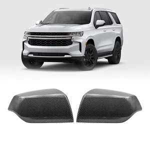 For 2021-2025 Chevy Tahoe Suburban Side Mirror Cover Cap Carbon Fiber Pattern - Bild 1 von 11