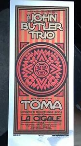 John Butler Trio, París, 2005 Handbill de Mike Martin - Imagen 1 de 1