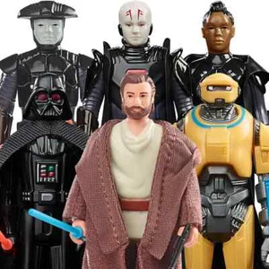 STAR WARS Obi-Wan Kenobi Retro Series Set of 6 3.75" Action Figures - Picture 1 of 7