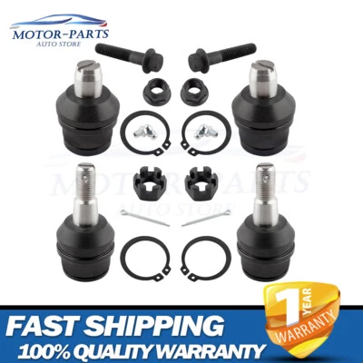 Front Lower Upper Control Arm Ball Joints Suspension For Ford E-150 Club Wagon - Image 1 of 4