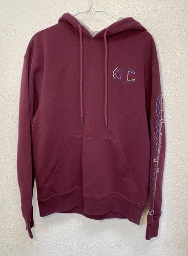 VETEMENTS Champion Felpa con Cappuccio Uomo Media Marrone Pullover Felpa Abbigliamento Sportivo Sportivo Sportivo Logo