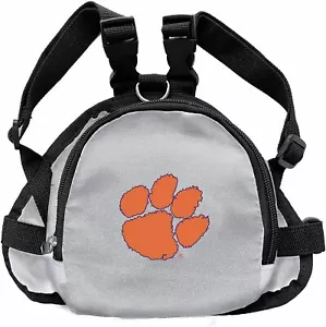 MINI MOCHILA ARNÉS CLEMSON TIGERS PERRO GATO con CORREA MEDIANA - Imagen 1 de 4