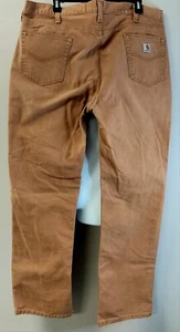 Carhartt Herren entspannte Passform 40x34 braune Canvashose - Bild 1 von 11