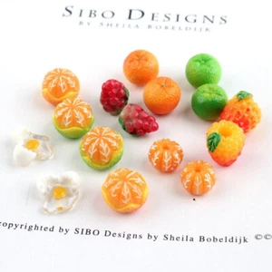 100Pcs Dollhouse Miniature 1/12 Food Watermelon Orange Grape Fruit Wholesale - Picture 1 of 12