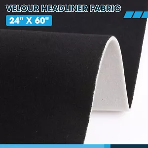 60\"W×24\"L Car Headliner Fabric for Automotive RV Roof/Liner Replacement Repair - Picture 1 of 12