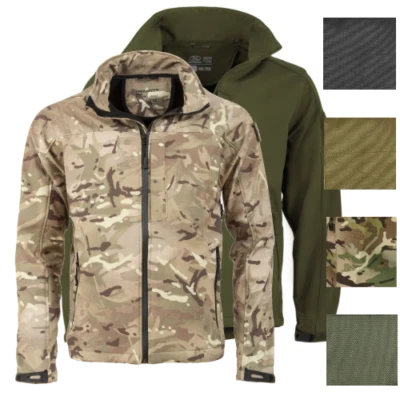 Jaqueta Highlande AB-tex Odin Softshell resistente ao vento à água HC estilo exército camuflagem - Imagem 1 de 4