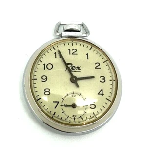 REX by Ingraham pocket watch made in the USA circa 1968 Working! - Picture 1 of 6