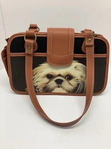 Ardleigh Elliott Handbag Faithful Friend SHIH-TZU DOG Bag/Purse Dog Zipper Pull - Picture 1 of 12