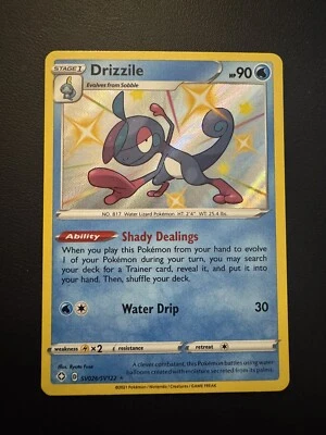 POKÉMON TCG DRIZZILE SV026/SV122 SWSH SHINING FATES SHINEY RARE!! - Image 1 of 2