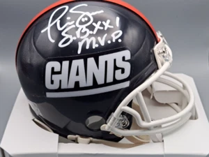 PHIL SIMMS NEW YORK GIANTS SIGNED MINI HELMET AUTOGRAPH COA AUTO - Picture 1 of 9
