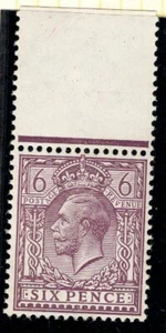 GB SG384 KGV 6d dull purple MNH £45 . - Picture 1 of 3