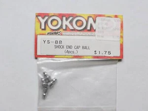 Bola de gorra vintage Yokomo YS-8B 8 B (4 PIEZAS) MX-4 MX4 4X4 MR4 MR original - Imagen 1 de 2
